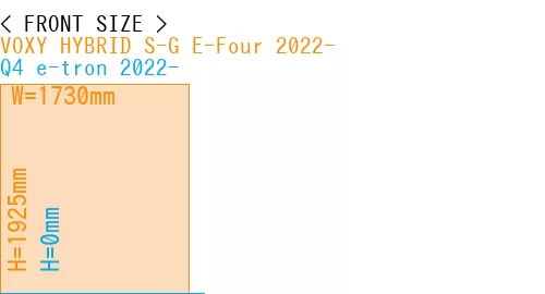 #VOXY HYBRID S-G E-Four 2022- + Q4 e-tron 2022-